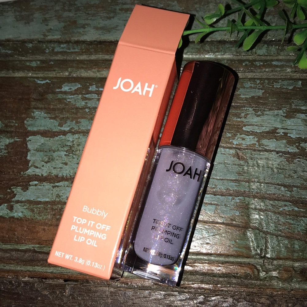 JOAH “Top It Off” Plumping Lip Oil In BUBBLY